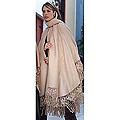 Alpaca wool poncho, 'Flower of Peru' (full) (PERU)