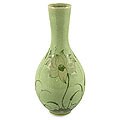 Ceramic 'Lofty Lotus' Celadon Vase (Thailand)