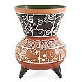 'Maya Profiles' Ceramic Vessel (Mexico)