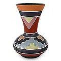 'Pyramids' Ceramic Vessel (Mexico)