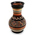 Ceramic 'Treasure' Cuzco Vase (Peru)