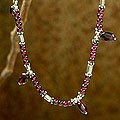Garnet 'Sublime Dancer' Anklet (India)