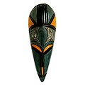 Sese Wood and Brass 'Come By Love' Mask (Ghana)