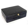 Leather 'Blue Luxury' Accessories Box (Mexico)