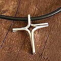 Leather Men's 'Mystical' Necklace (Peru)