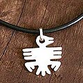 Sterling Silver Men's 'Phoenix Rises' Necklace (Peru)