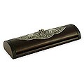 Wood and Nickel 'Fountain of Wisdom' Pencil Box (Thailand)