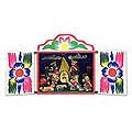 Painted Wood  'Chapel of Loreto' Retablo (Peru)