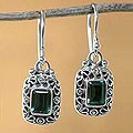 Quartz 'Balinese Kingdom' Dangle Earrings (Indonesia)