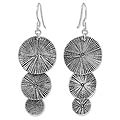 Sterling Silver 'Swing of Energy' Drop Earrings (Thailand)