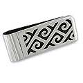Sterling Silver 'Hypnotic Waves' Money Clip (Mexico)