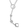 Sterling Silver 'Cubic Cascade' Y Necklace (Mexico)