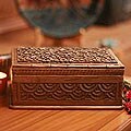Wood 'Walnut Forest' Jewelry Box (India)
