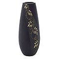 Wood 'Floral Rhapsody' Vase (Thailand)