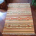Peruvian 'Hypnotic Land' Wool Rug (4' x 6')