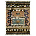 Indo 'Mystic Garden' Wool Rug (6'6 x 8'6)