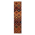 Peruvian 'Starry Hills' Wool Runner Rug (1' x 5')