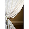Exclusive Patterned Faux Silk Curtain Panel (50 in. x 108 in.)