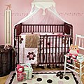 Flower Power 4-piece Crib Bedding Set