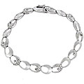 Sterling Silver Diamond Accent Bracelet