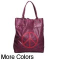 Pietro Alessandro Peace Sign Hobo-style Bag