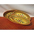Set of 4 Solena Medium 12-inch Oval Platter (Tunisia)
