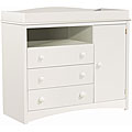 Pure White Contemporary Changing Table