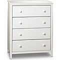 Pure White 4-drawer Chest