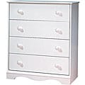 Pure White Country Four-drawer Chest