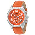 Fossil Women's Orange Strap Chronograph Watch
