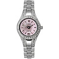 Fossil Women's Clear Crystal Pink Dial Watch