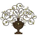 'Leaves from Urn' 28-inch Wall Sculpture