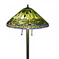 Tiffany-style Dragonfly Floor Lamp