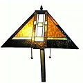 Tiffany-style Mission Floor Lamp