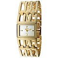 Peugeot Women's Goldtone Open-link Bracelet Watch