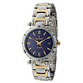 Peugeot Men's Two-tone Blue Dial Watch