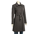 Via Spiga Women's Cashmere Blend Belted Grommet Coat