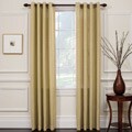 Hopsack Grommet Top 52-inch Curtain Panel Pair