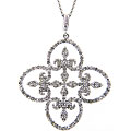Sterling Silver 1ct TDW Diamond Necklace (J-K, I3)
