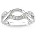 Sterling Silver 1/10ct TDW Diamond Ring (J-K, I3)