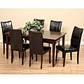 Eveleen Black 7-piece Dining Furniture Set