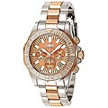 Invicta Men's Signature Chronograph Two-tone Rosetone Dial Watch