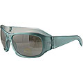 Design Studio Women's Aqua Blue Wrap Sunglasses