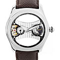Akribos XXIV Men's Plotos Mechanical Floating Bubble Watch