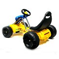 Yellow Pedal Operated Go Kart Car