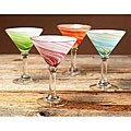 Galaxy 4-piece Martini Glass Set