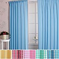 Gingham Check Curtain Panel Pair (108 in. x 84 in.)