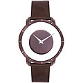 Akribos XXIV 'Spacely' Men's Quartz Brown Round Watch