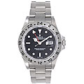Pre-owned Rolex Explorer ll Men's Steel Black Dial Watch
