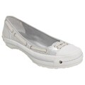 BCBGirls Sporty Laced Metallic Flat Slip-on Shoes